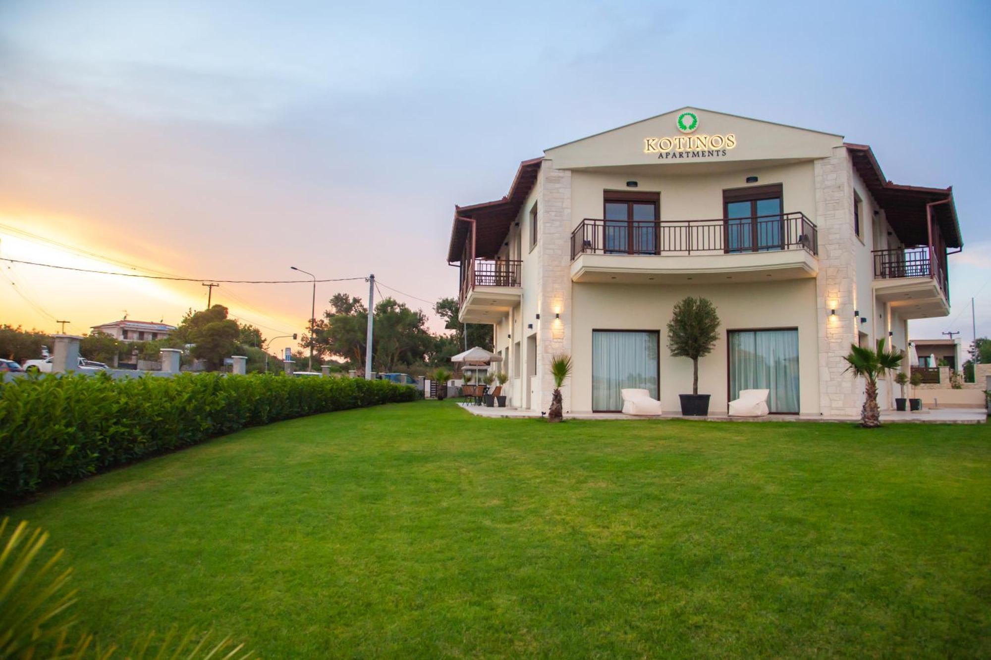 Kotinos Apartments Afytos Exterior foto