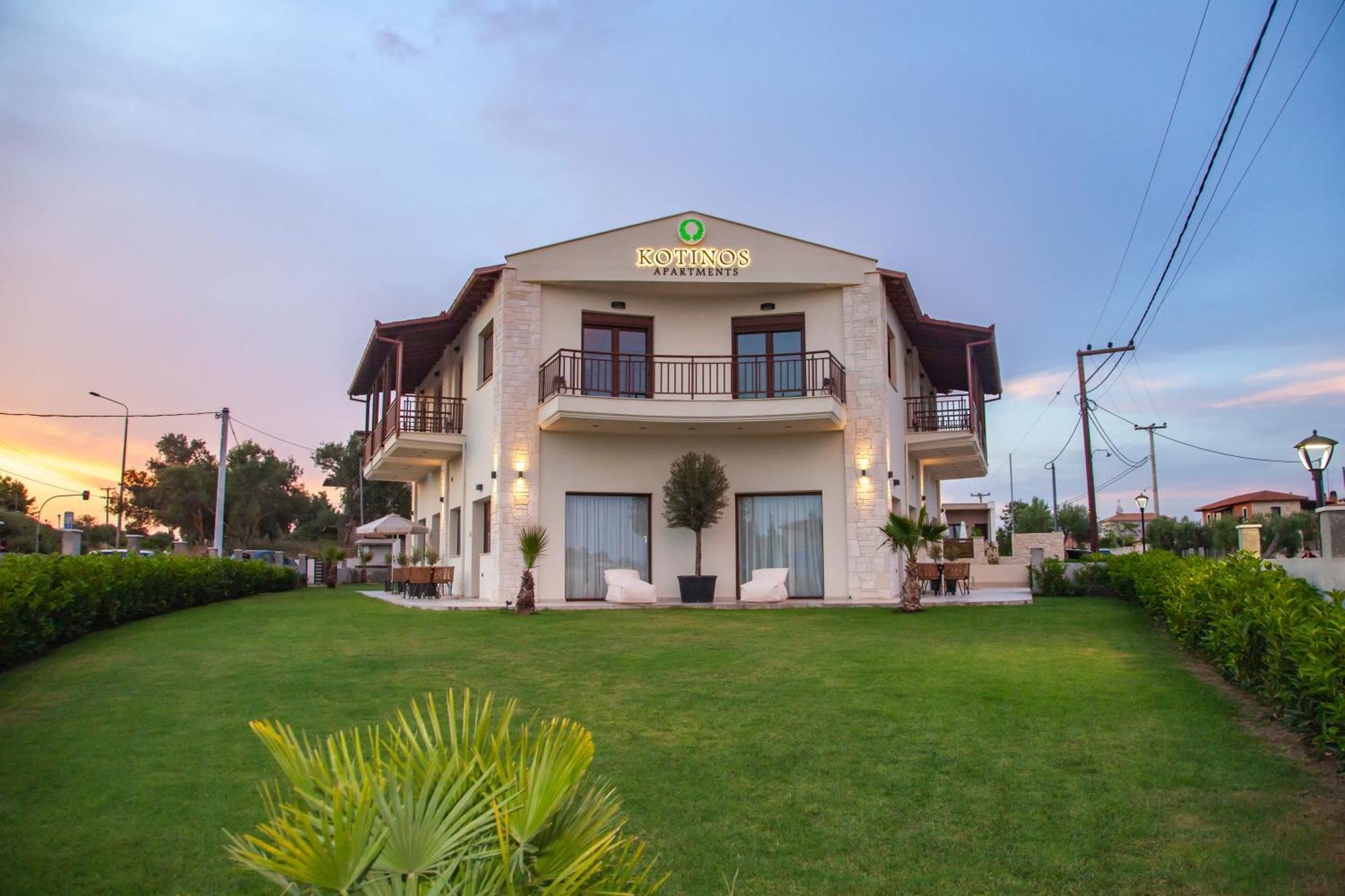 Kotinos Apartments Afytos Exterior foto